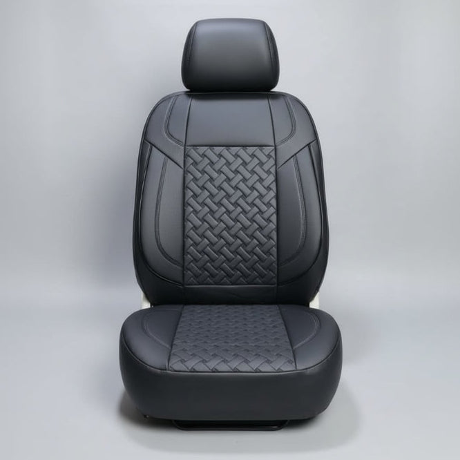 Leather Car Seat Cover – Black