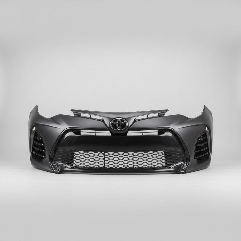 Toyota Corolla Front Bumper Assembly 2017–2019 (Complete with Grille & Vents)