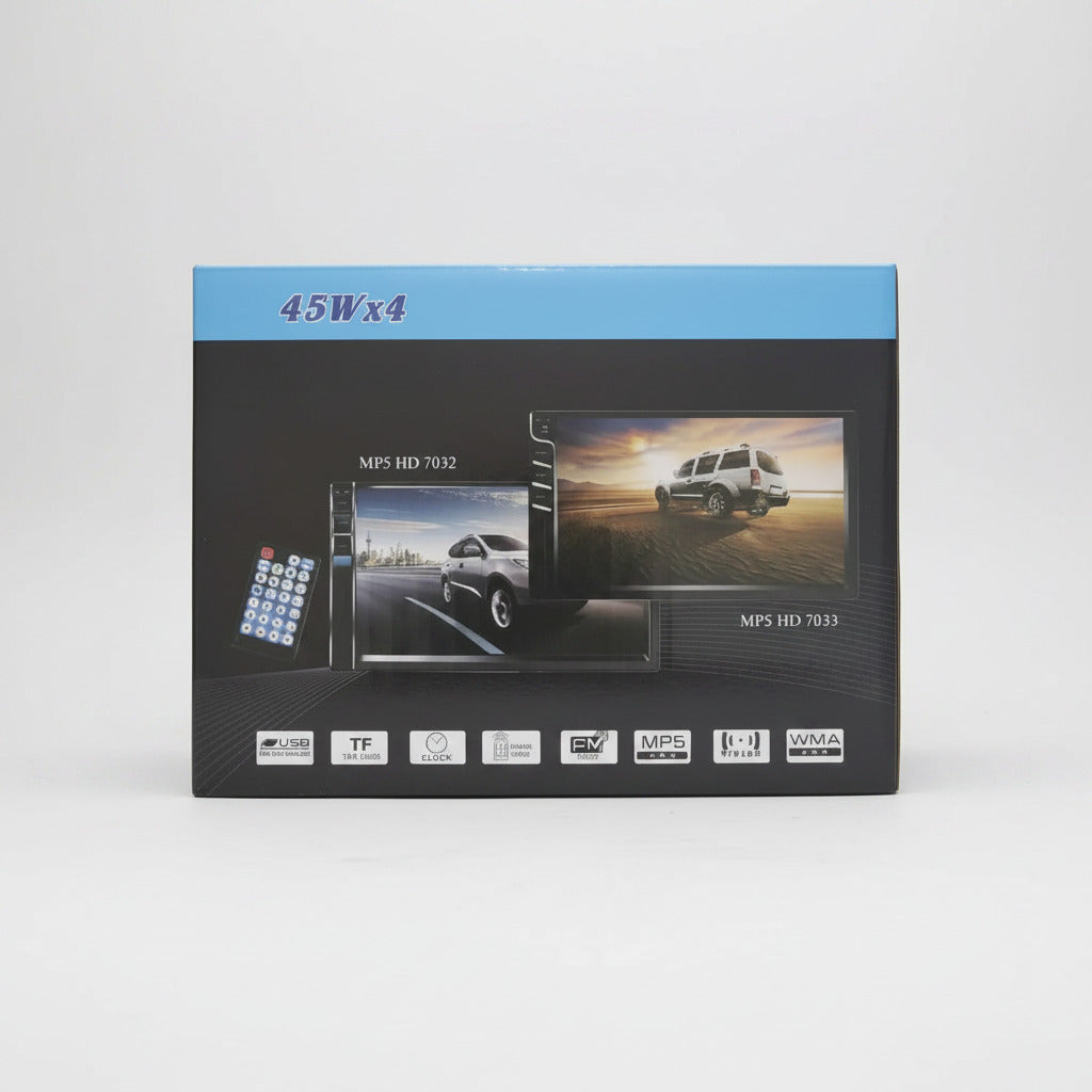 MP5 HD 7033 Double Din Car Stereo – 7 Inch Touch Screen