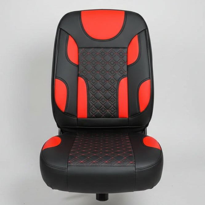 Sports Car Seat Cover - Black & Red