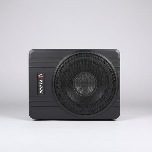 Vlang Under-Seat Flat Active Subwoofer with Built-In Amplifier