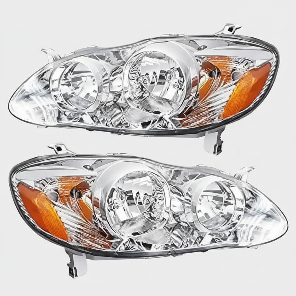 Toyota Corolla Headlight Assembly 2003–2008 (Pair)