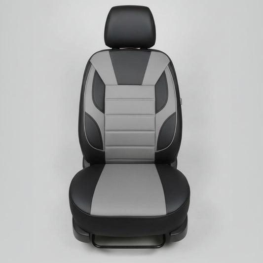 Sport PVC Car Seat Cover – Grey & Black
